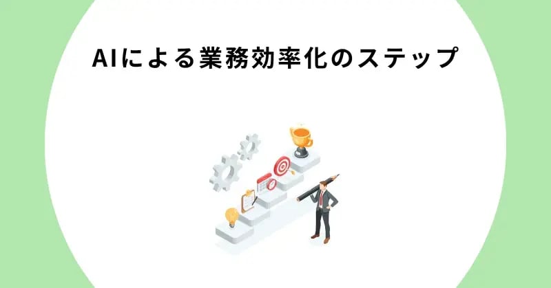 AIによる業務効率化のステップ