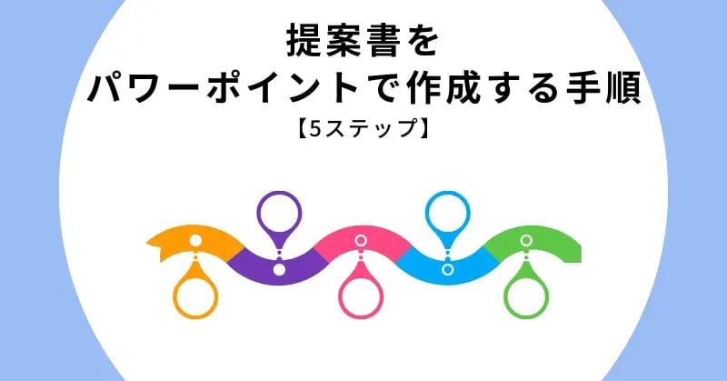 提案書をパワーポイントで作成する手順【5ステップ】